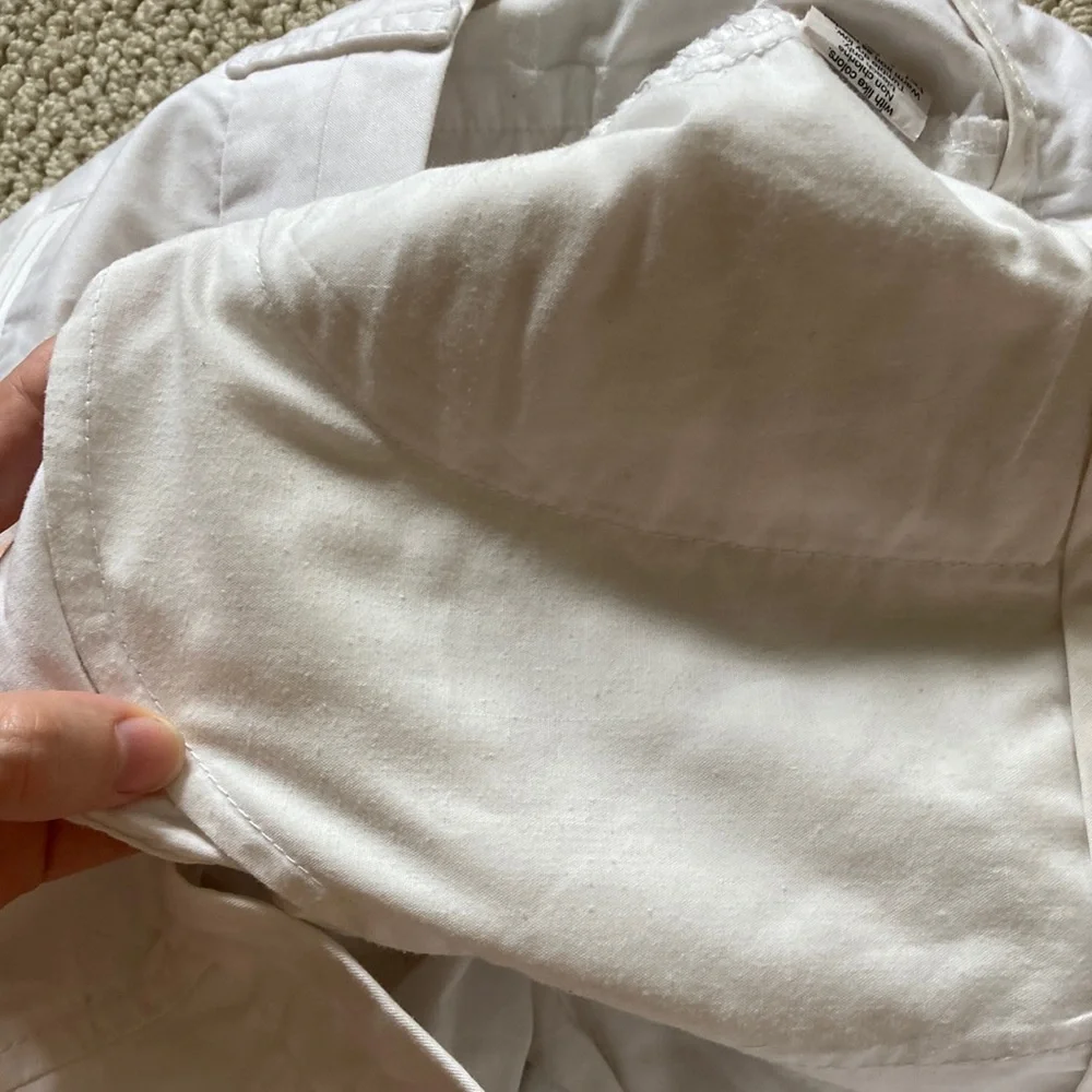 J. Crew 100% Cotton Chino Shorts White Size 2 Summer Chic Breathable Boating EUC